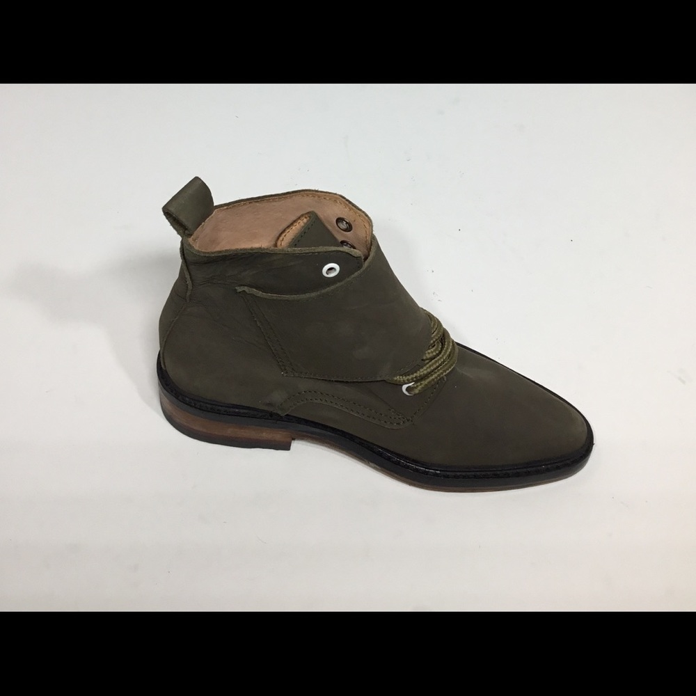 Oliver Clark Double Monk Black Patent Ankle Boot